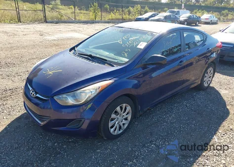 2013 Hyundai Elantra Gls from USA, damaged, VIN 5NPDH4AE5DH205348